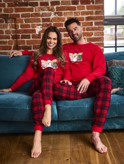 model 21413624 Zimní dlouhé/r Vánoce S2XL dámské pyžamo - Cornette