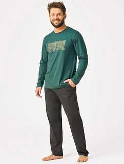 Pyžamo Key MNS 609 s dlhými rukávmi, veľkosti M–2XL