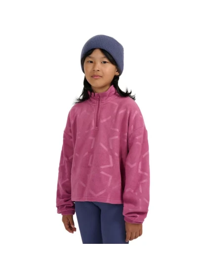 Dívčí fleece tmavě růžový JWAW25TFLE model 21394945 - 4F Dívčí fleece tmavě růžový JWAW25TFLE model 21394945 - 4F