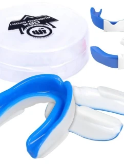 Gélový chránič zubov + krabička - biela a modrá | GelTech
