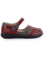 Dámske pohodlné ažurové topánky na suchý zips Unisoft 9955