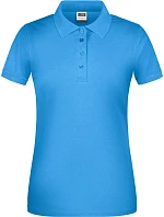 Daiber JN 873 Dámske pracovné polo z bio piqué 02.0873 aqua Daiber JN 873 Dámske pracovné polo z bio piqué 02.0873 aqua