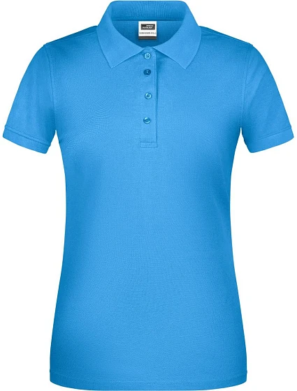 Daiber JN 873 Dámske pracovné polo z bio piqué 02.0873 aqua Daiber JN 873 Dámske pracovné polo z bio piqué 02.0873 aqua