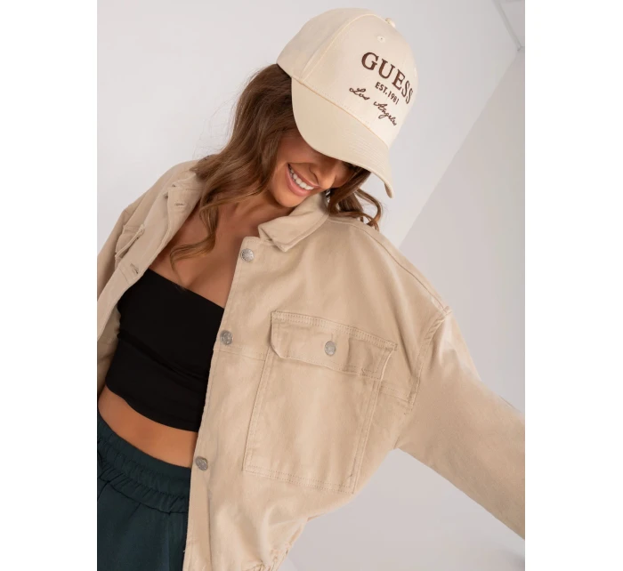 Dámská džínová bunda HM KR Béžová model 20190968 - FPrice Dámská džínová bunda HM KR Béžová model 20190968 - FPrice