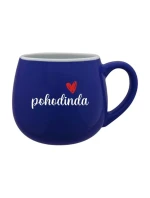 POHODINDA - tmavomodrý keramický hrnček 300 ml