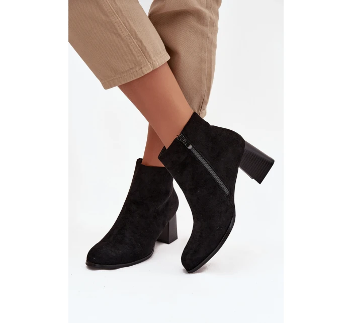 Dámske členkové topánky JH21-80 black - Marilou Dámske členkové topánky JH21-80 black - Marilou