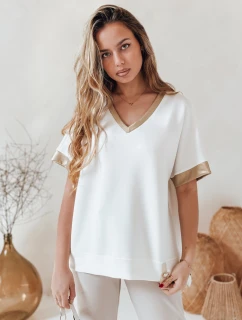 Dámska oversize blúzka SHINE LOVE white FashionStreet RY2913