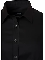 JN keprová halenka s dlouhým rukávem 02.0 black model 22488290 - Daiber JN keprová halenka s dlouhým rukávem 02.0 black model 22488290 - Daiber