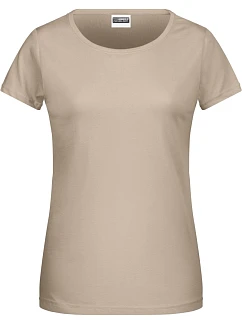 8007 Dámské tričko z bio bavlny model 22415394 stone - Daiber