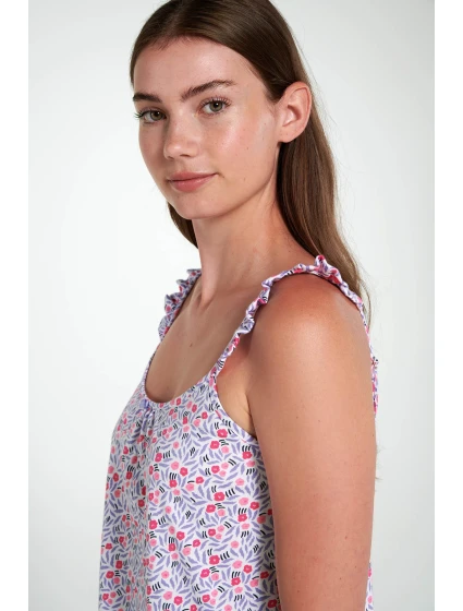 Noční košile s knoflíkovou légou model 19697144 - Vamp