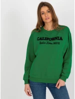 Dámska mikina MA BL 2205020 mikina.24 tmavo zelená - FPrice