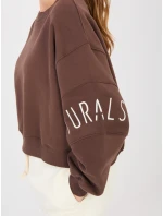 Mikina NS BL NS26117.02 hnedá