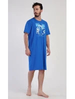 Pánska nočná košeľa s krátkym rukávom Mountain