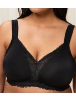 Podprsenka Modern Lace+Cotton N čierna - Triumph