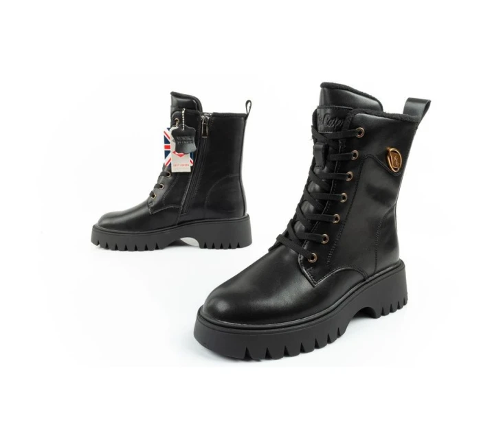 Lee Cooper topánky dámske trapper topánky kožené zateplené dámske topánky