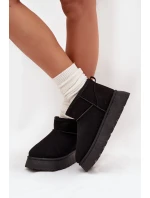 Dámské Sněhule Na Platformě Zateplené Kožíškem Černé model 21705246 - Boto Dámské Sněhule Na Platformě Zateplené Kožíškem Černé model 21705246 - Boto