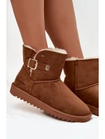 Śniegowce Damskie Z Klamrą Wrangler 20253091.37B Camel Śniegowce Damskie Z Klamrą Wrangler 20253091.37B Camel