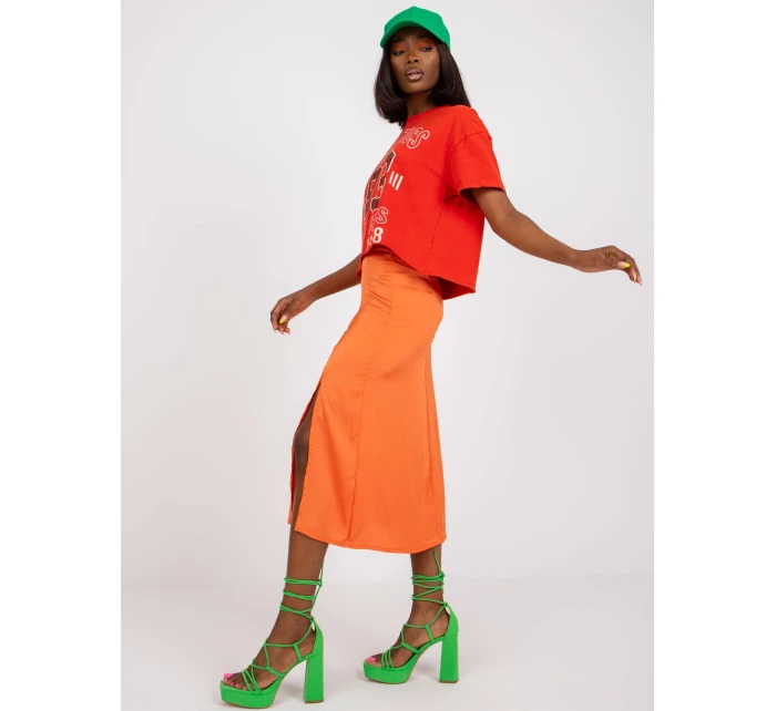 Sukňa WN SD 1705.86 oranžová