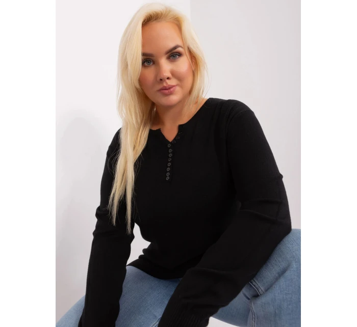 Dámsky sveter PM SW PM 3897.06P Black - FPrice