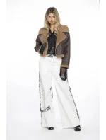 Krátký hnědý dámský  model 21345446 - Ann Gissy