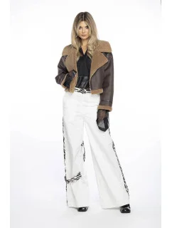 Krátký hnědý dámský  model 21345446 - Ann Gissy