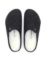 Dámské/pánské zateplené pantofle Birkenstock Anthracite wool felt narrow narrow (1015084) Dámské/pánské zateplené pantofle Birkenstock Anthracite wool felt narrow narrow (1015084)