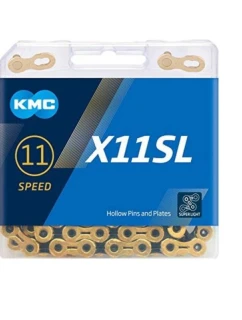 Reťaz KMC X11 SL Ti-N 118 článkov zlatá čierna BOX