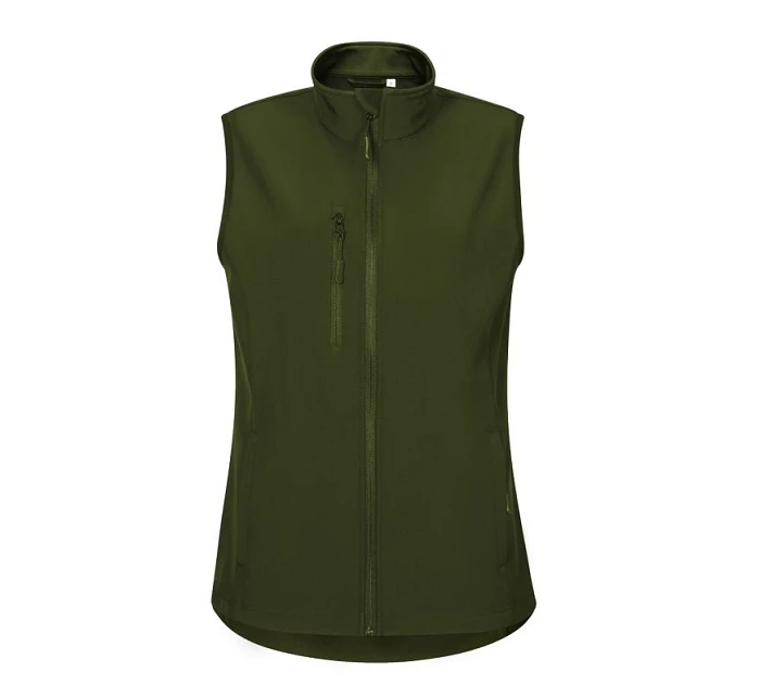 Dámska softshellová vesta Trail (vojenská) Dámska softshellová vesta Trail (vojenská)