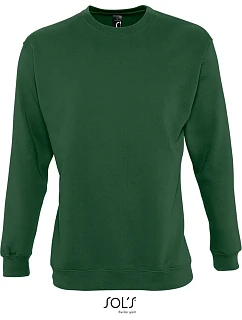 SOL'S New Supreme Unisex mikina 25.3250 fľaškovozelená