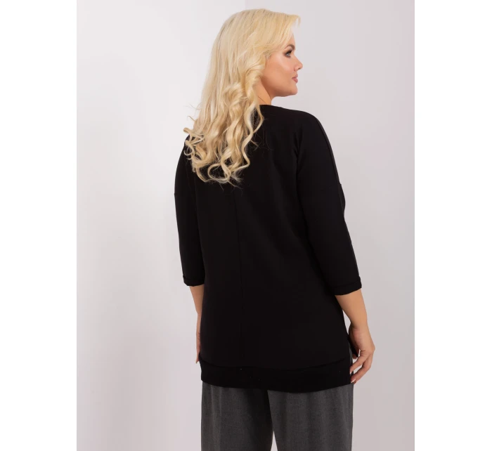 Bluzka RV BZ model 18965655 czarny - FPrice Bluzka RV BZ model 18965655 czarny - FPrice