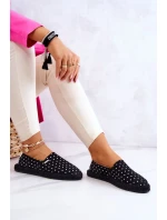 Dámské módní espadrilky Polka Dots Big Star - černé Dámské módní espadrilky Polka Dots Big Star - černé