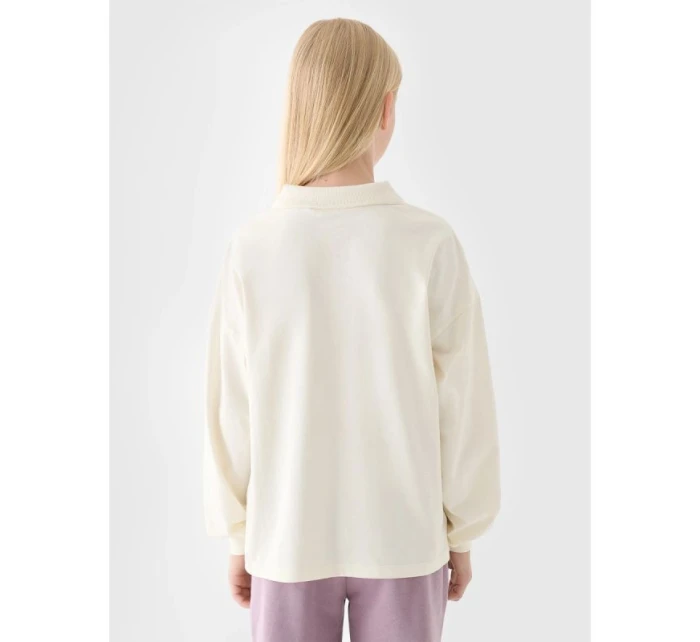 Hladký dívčí dlouhý rukáv Junior model 21885947 - 4F Hladký dívčí dlouhý rukáv Junior model 21885947 - 4F