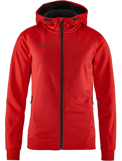 Craft Corporate ADV Unify Hoodie Jacket W Dámska bunda s kapucňou 81.9133 jasne červená Craft Corporate ADV Unify Hoodie Jacket W Dámska bunda s kapucňou 81.9133 jasne červená