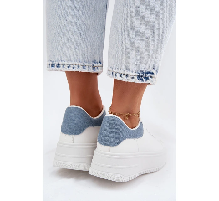 Dámské tenisky na platformě z umělé kůže model 22107415 - Boto