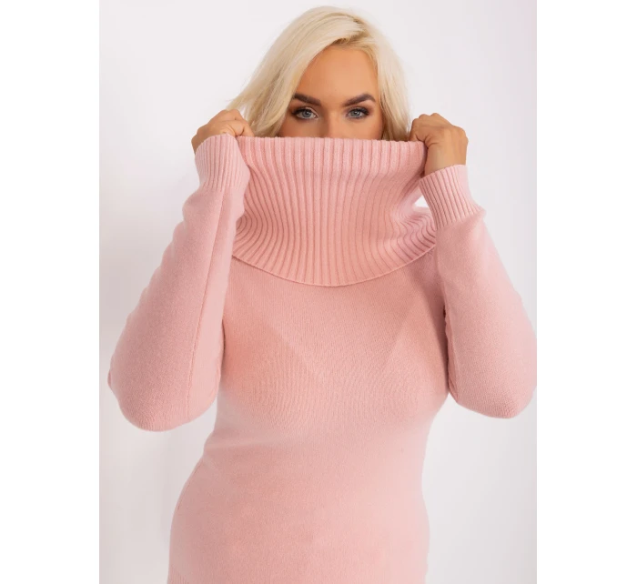 Sweter PM SW model 18949054 jasny różowy - FPrice Sweter PM SW model 18949054 jasny różowy - FPrice