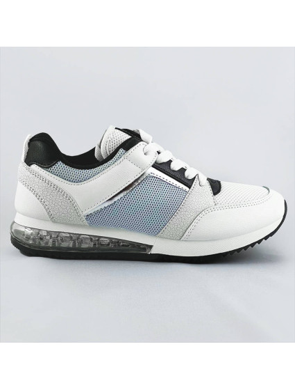 Biele dámske športové topánky (P-67)