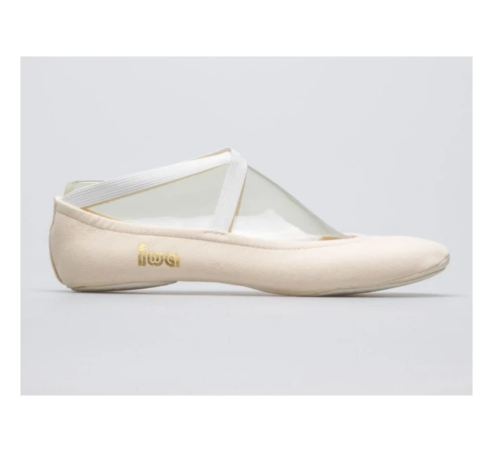 IWA 302 krémová gymnastická baletná obuv