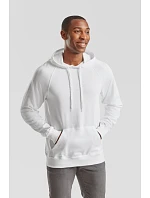 Fruit of the Loom Lightweight Hooded Sweat Pánska mikina s kapucňou a raglánovými rukávmi 16.2140 heather grey