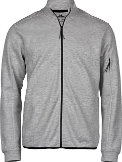 Tee Jays TJ 5704 Mikina „Athletic“ 18.5704 melírovaná sivá