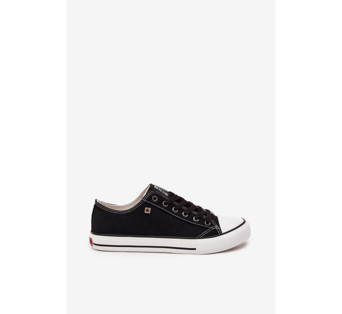 Trampki Męskie Niskie Materiałowe Big Star DD174504 Czarne