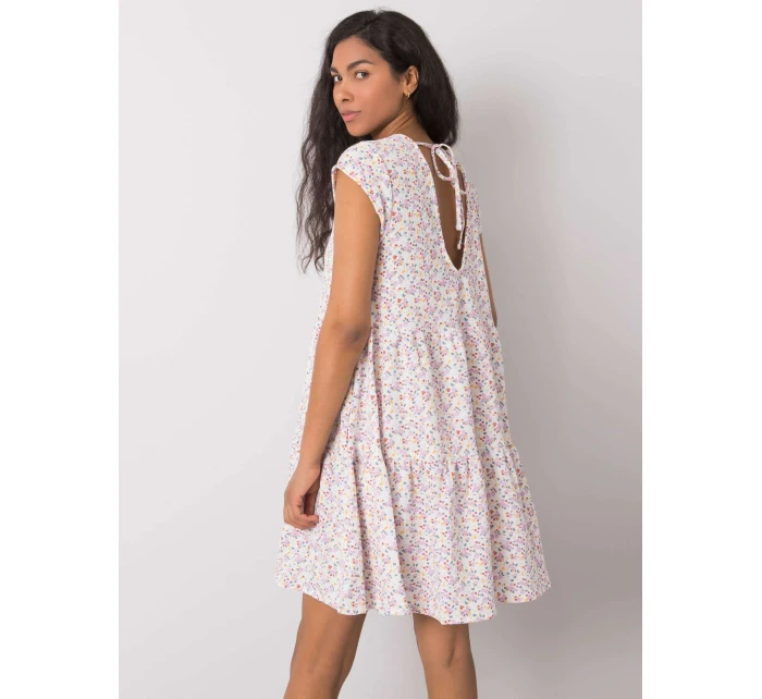 Šaty model 17614718 bílá růžová - FPrice Šaty model 17614718 bílá růžová - FPrice