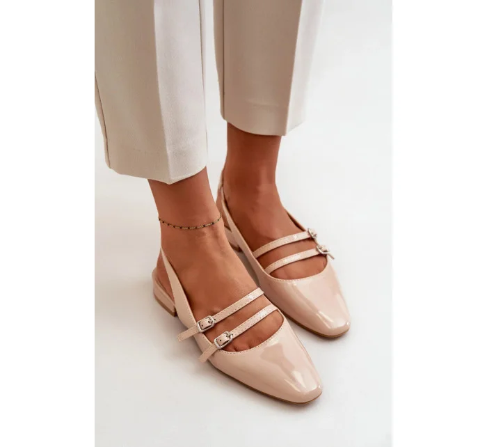 Balerinky model 21133326 béžové Step in style - SWEET SHOES