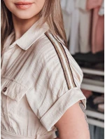 SUNNI LOVE béžové ľanové maxi šaty FashionStreet EY2607
