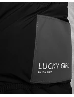 Púzdrová bunda s kapucňou čierna (KK60609) Púzdrová bunda s kapucňou čierna (KK60609)