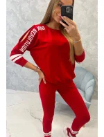 Dievča Revolution set červená