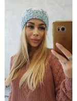 Fleecová čiapka Dolores K303 marine+kiwi+brown Fleecová čiapka Dolores K303 marine+kiwi+brown