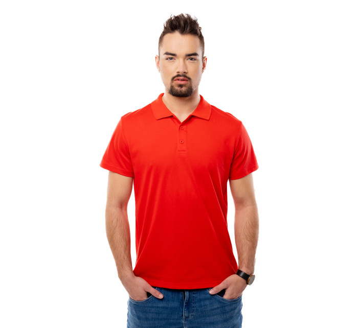 Pánske polo tričko GLANO - červené