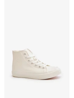 Dámske zateplené tenisky z eko kože White Big Star