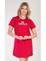 Dámska nočná košeľa s krátkym rukávom Méďa Smile