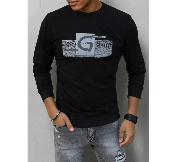 Pánská mikina s potiskem černá Dstreet model 21966106 - FashionStreet